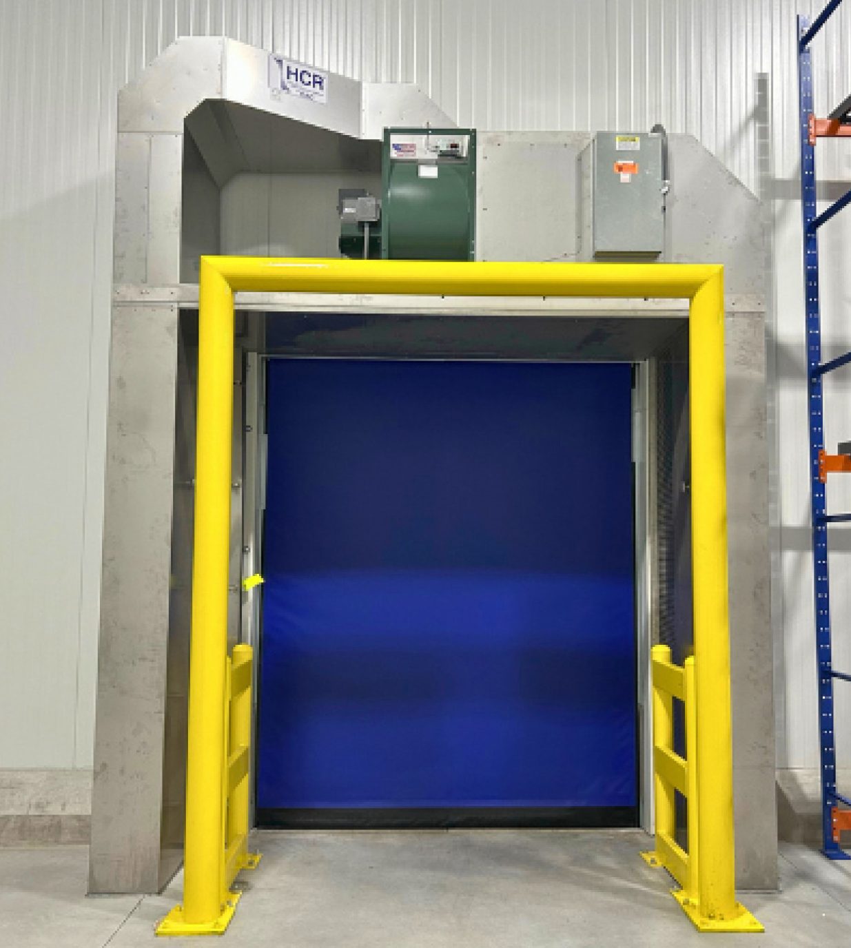 hcr air door with high speed roll up door